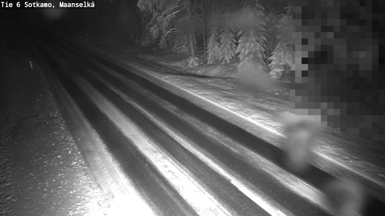 Weather Camera Image Väg 6 Sotkamo, Maanselkä, Sotkamo, Kainuu