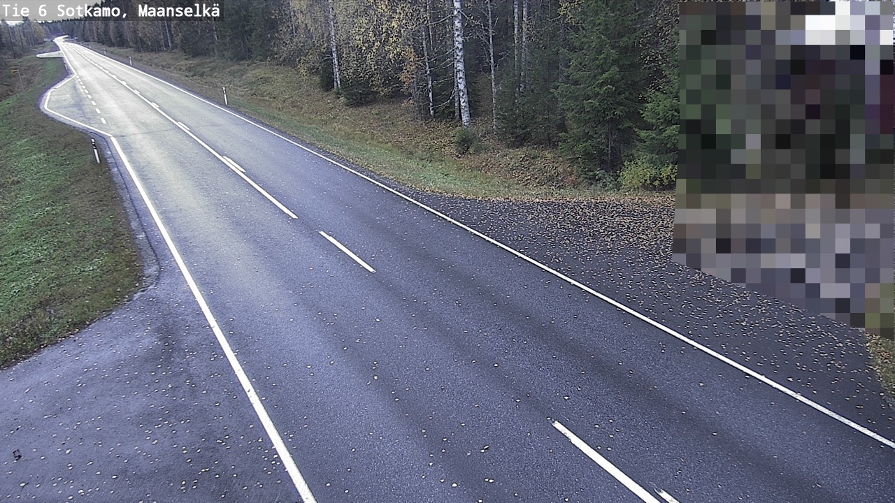 Weather Camera Image Road 6 Sotkamo, Maanselkä, Sotkamo, Kainuu