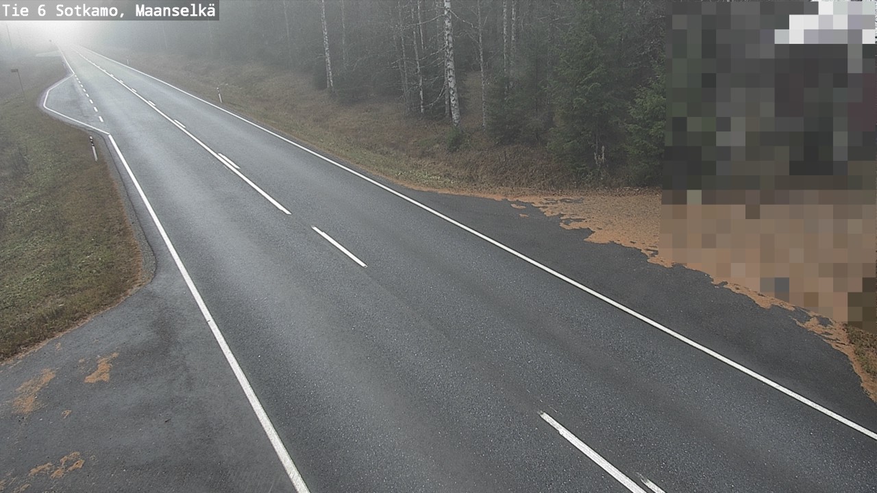 Kelikamerat Kuva Tie 6 Sotkamo, Maanselkä, Sotkamo, Kainuu