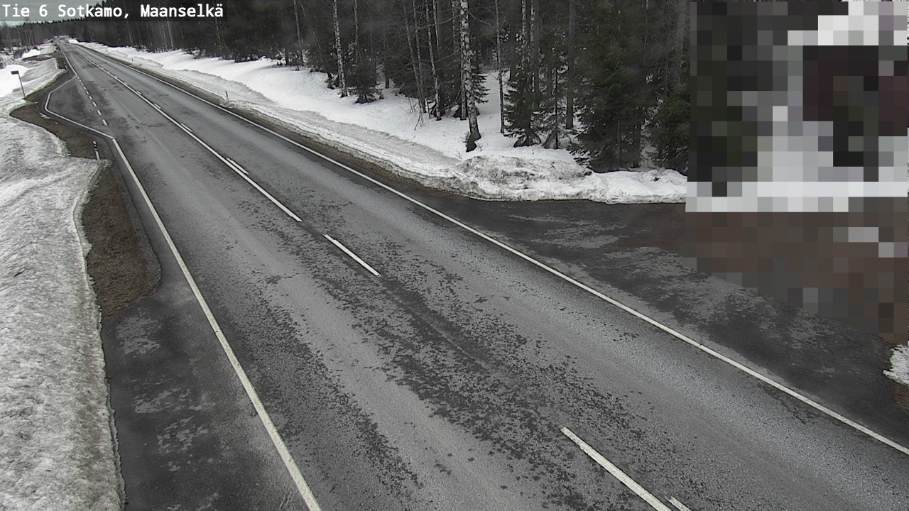 Weather Camera Image Road 6 Sotkamo, Maanselkä, Sotkamo, Kainuu