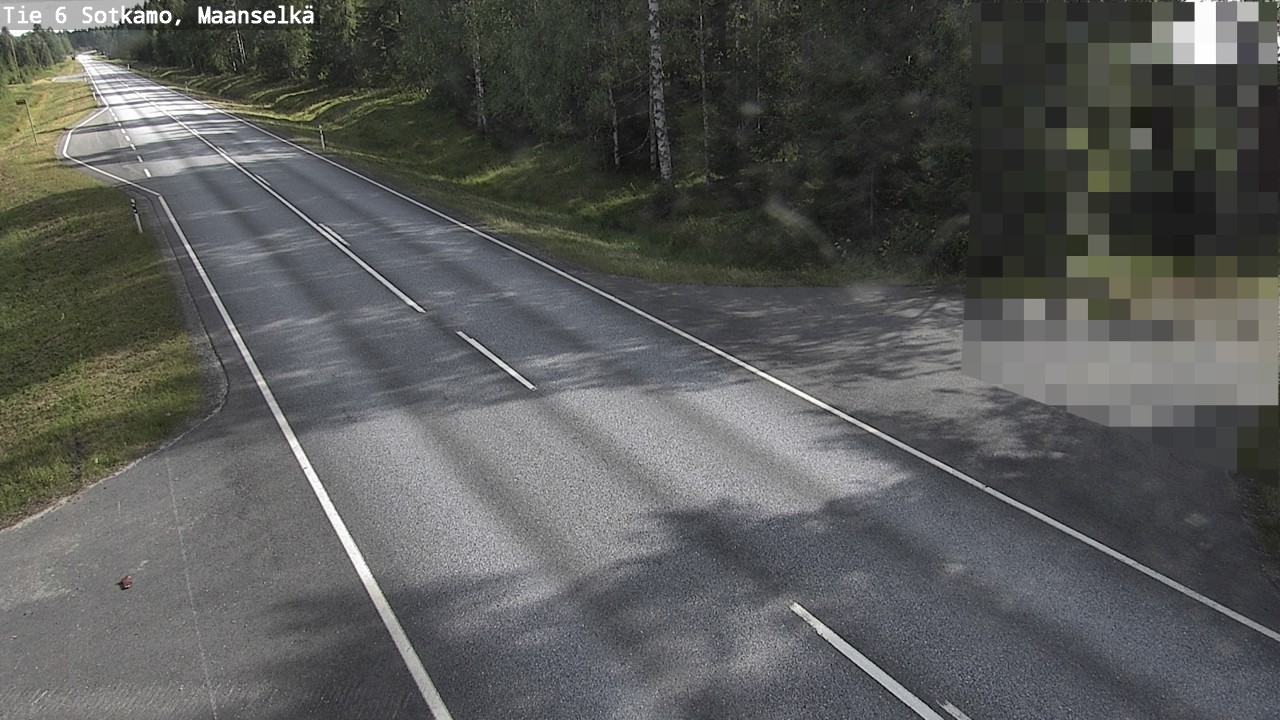 Kelikamerat Kuva Tie 6 Sotkamo, Maanselkä, Sotkamo, Kainuu