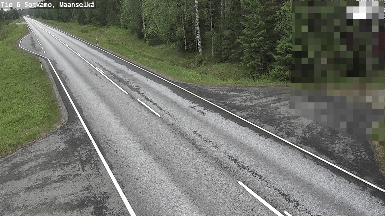Kelikamerat Kuva Tie 6 Sotkamo, Maanselkä, Sotkamo, Kainuu
