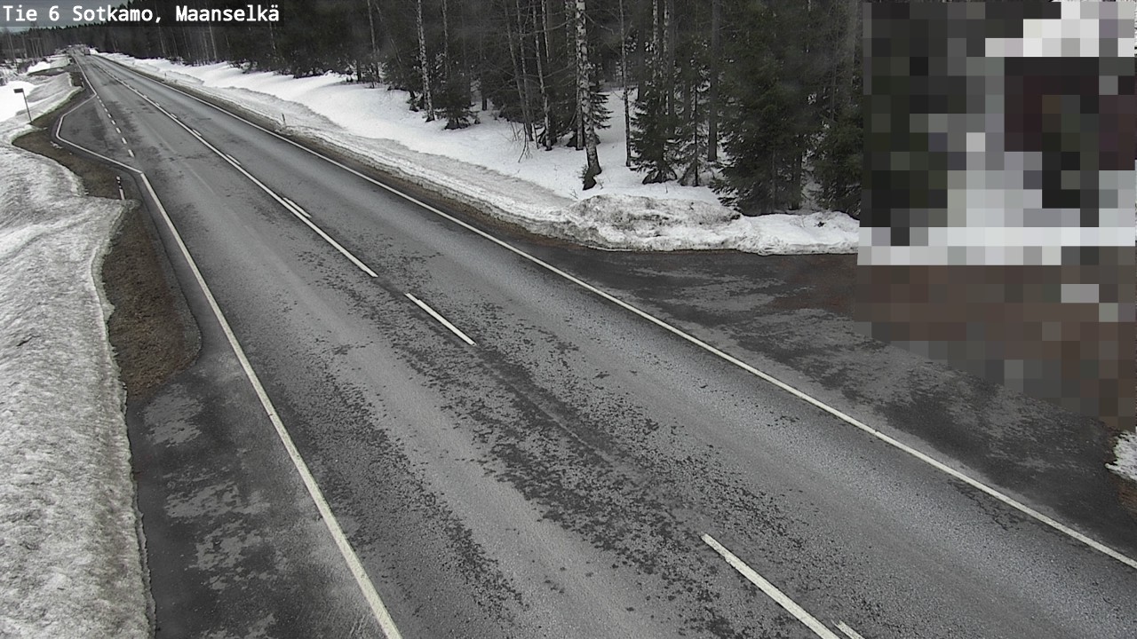 Weather Camera Image Väg 6 Sotkamo, Maanselkä, Sotkamo, Kainuu