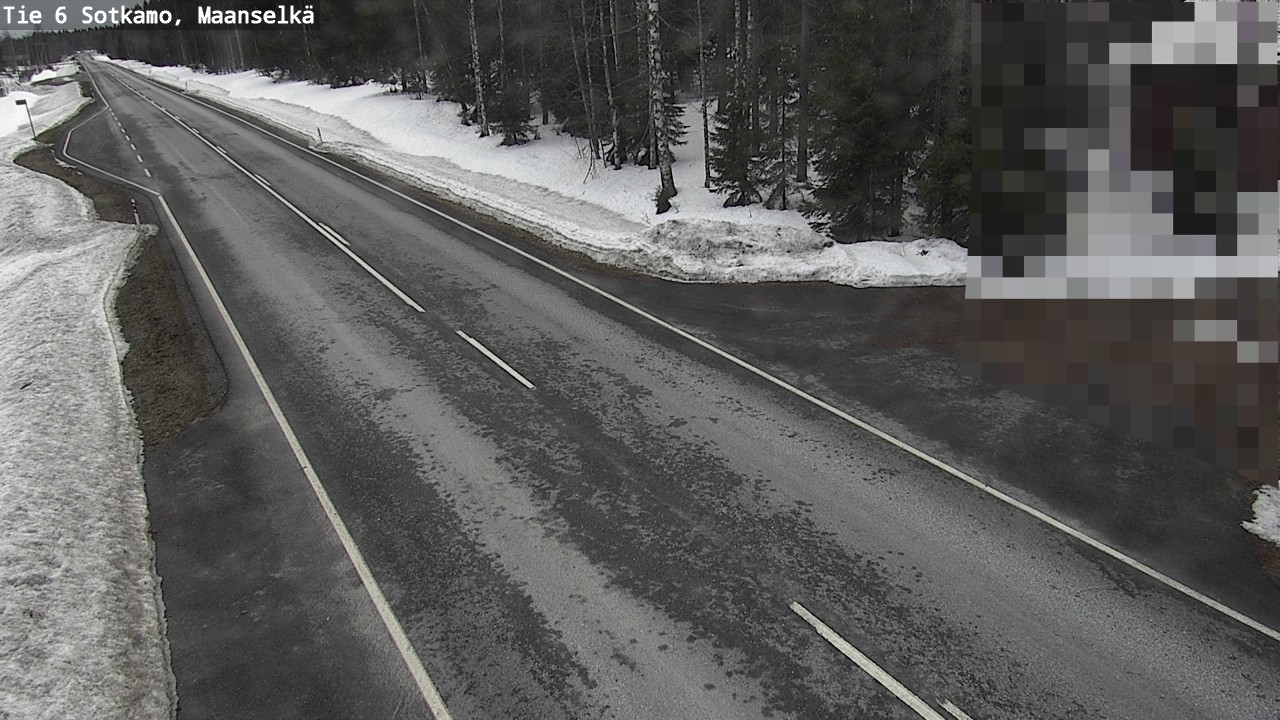 Weather Camera Image Road 6 Sotkamo, Maanselkä, Sotkamo, Kainuu
