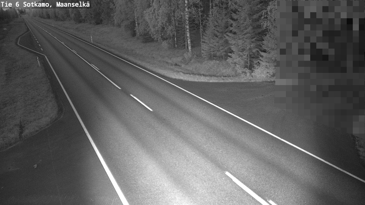Kelikamerat Kuva Tie 6 Sotkamo, Maanselkä, Sotkamo, Kainuu
