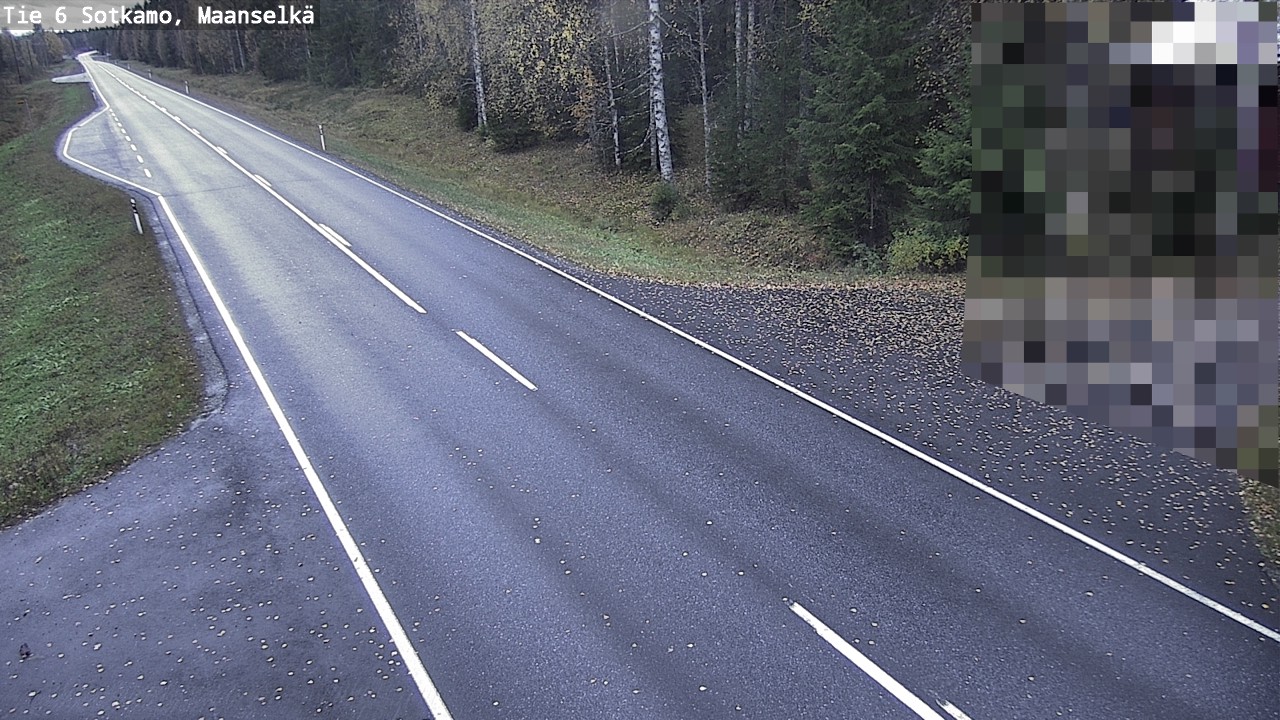 Kelikamerat Kuva Tie 6 Sotkamo, Maanselkä, Sotkamo, Kainuu