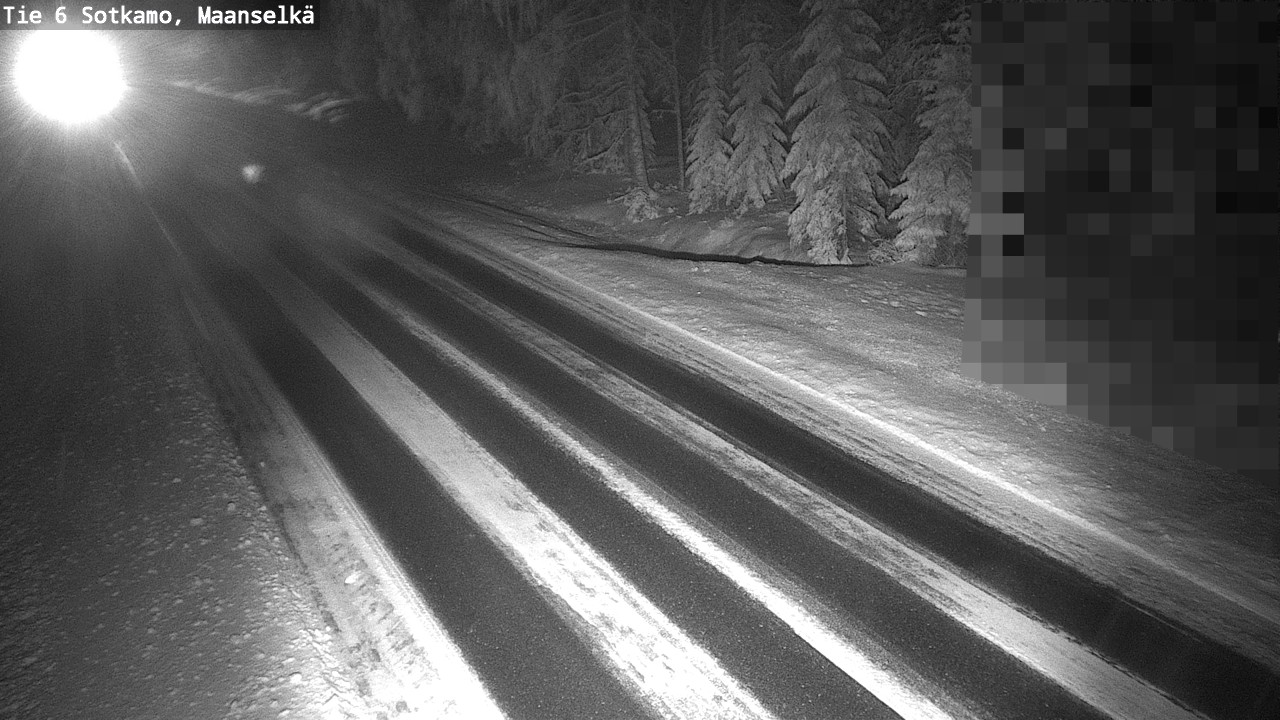 Weather Camera Image Väg 6 Sotkamo, Maanselkä, Sotkamo, Kainuu