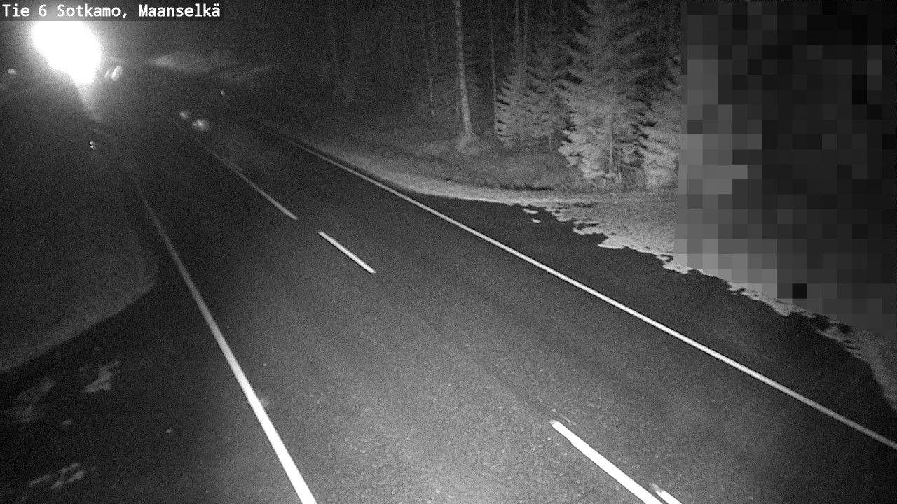 Kelikamerat Kuva Tie 6 Sotkamo, Maanselkä, Sotkamo, Kainuu