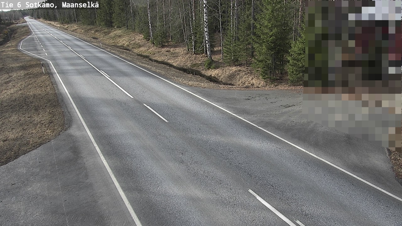 Weather Camera Image Road 6 Sotkamo, Maanselkä, Sotkamo, Kainuu