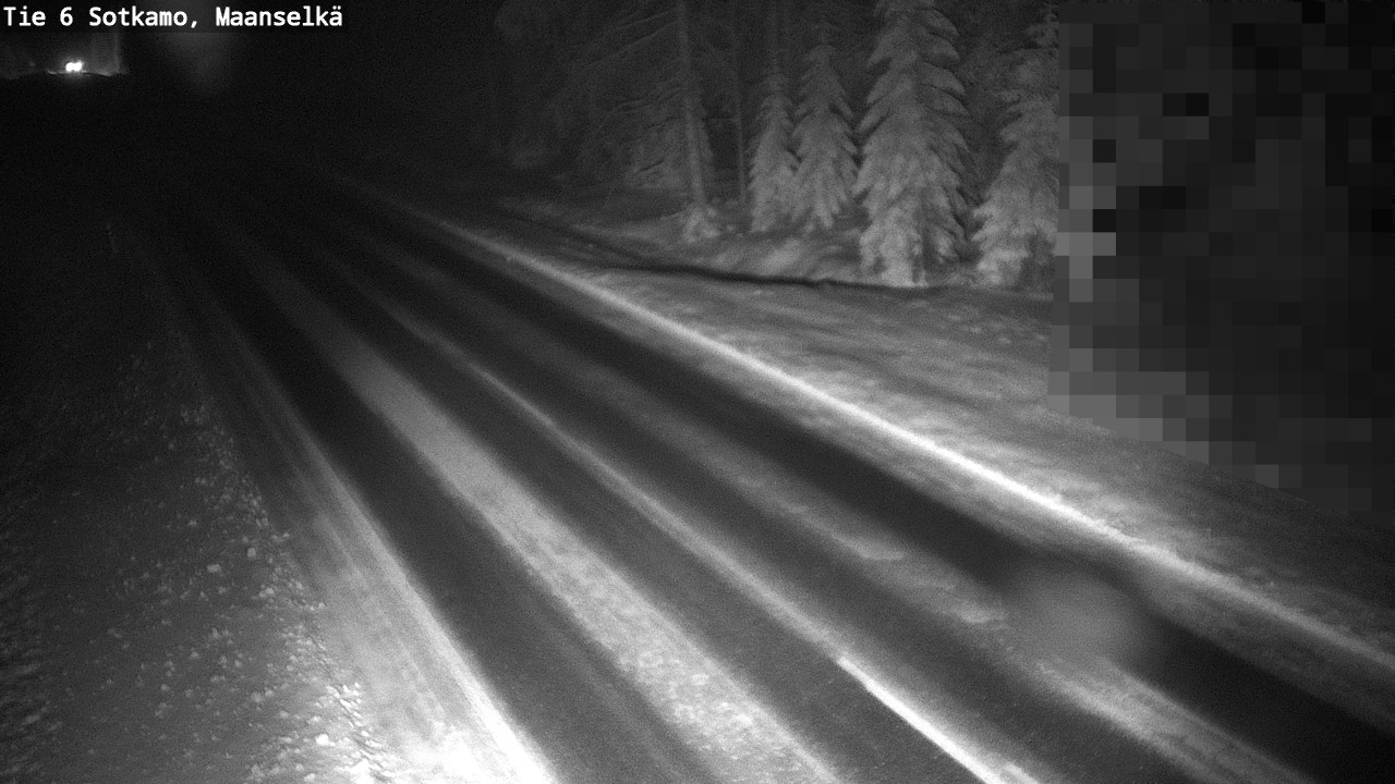 Weather Camera Image Väg 6 Sotkamo, Maanselkä, Sotkamo, Kainuu