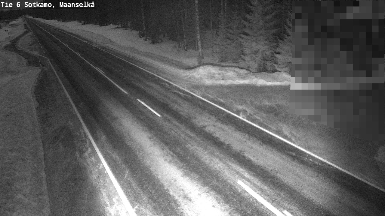 Kelikamerat Kuva Tie 6 Sotkamo, Maanselkä, Sotkamo, Kainuu