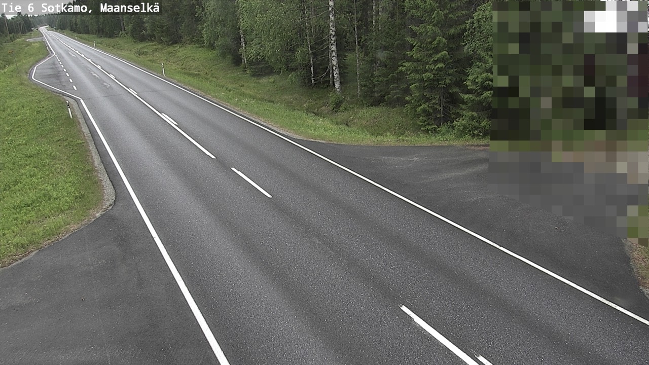 Kelikamerat Kuva Tie 6 Sotkamo, Maanselkä, Sotkamo, Kainuu