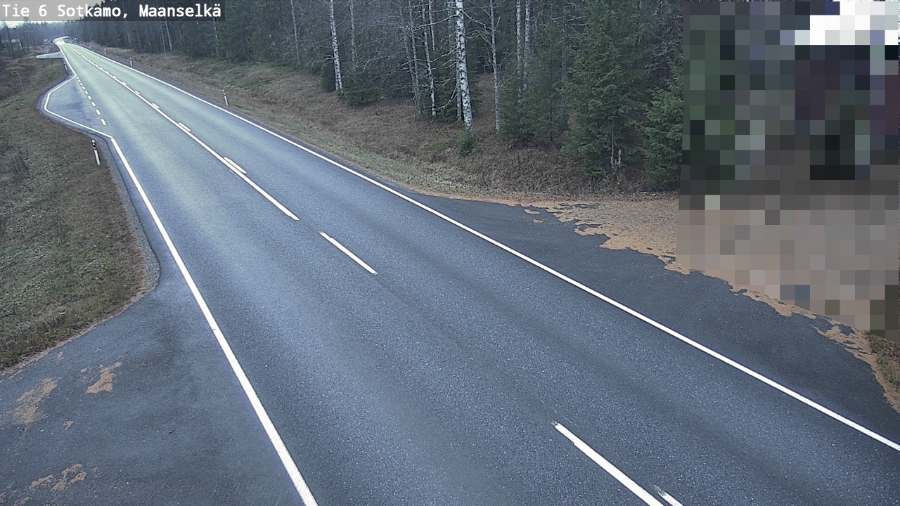 Kelikamerat Kuva Tie 6 Sotkamo, Maanselkä, Sotkamo, Kainuu