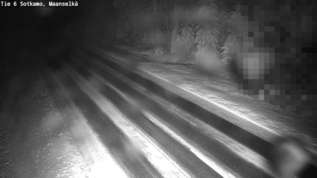 Weather Camera Image Väg 6 Sotkamo, Maanselkä, Sotkamo, Kainuu