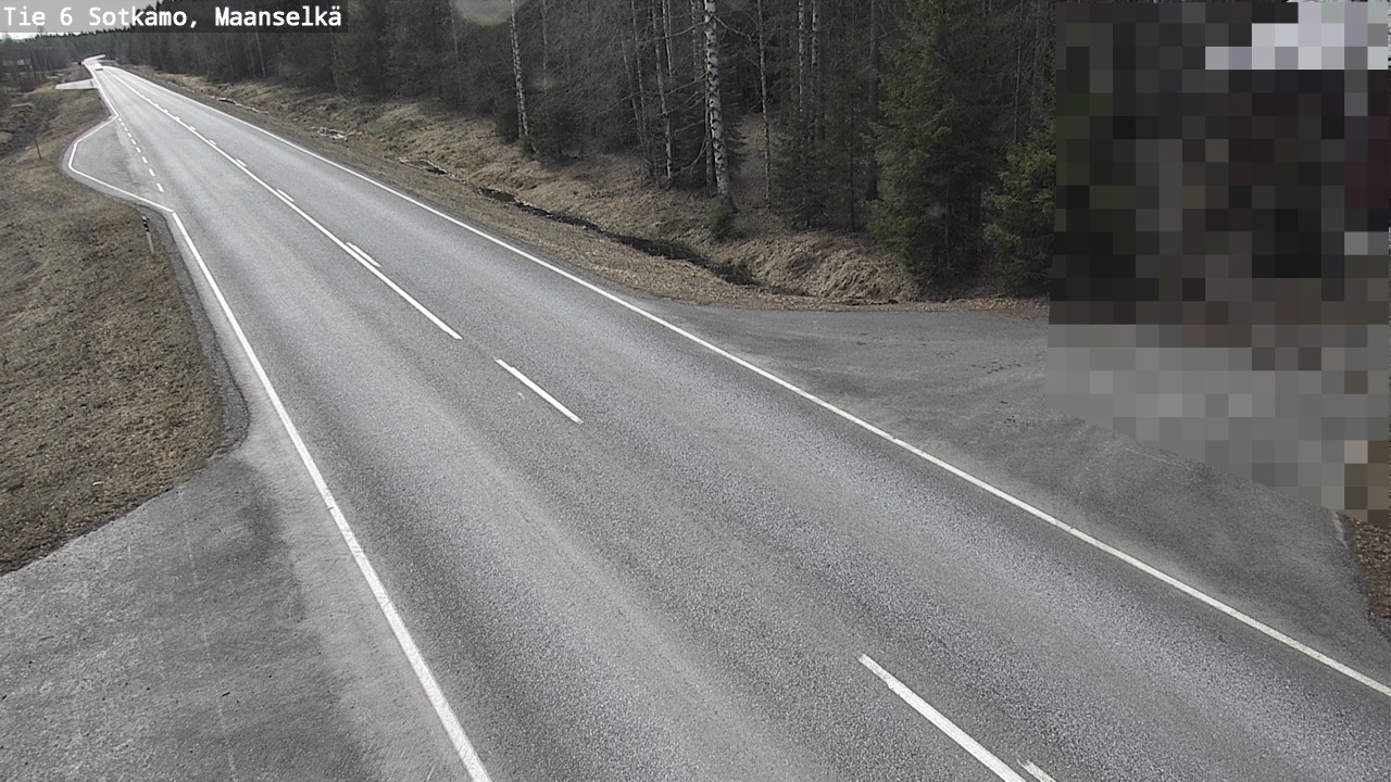 Weather Camera Image Road 6 Sotkamo, Maanselkä, Sotkamo, Kainuu