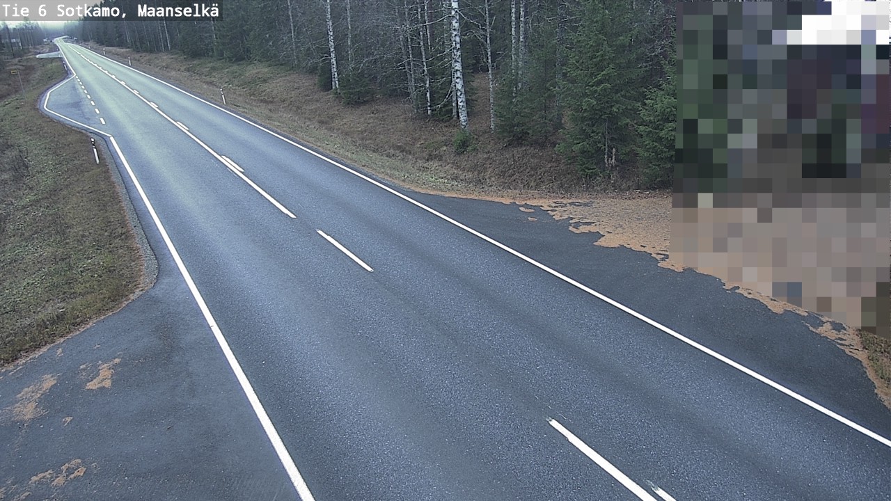 Kelikamerat Kuva Tie 6 Sotkamo, Maanselkä, Sotkamo, Kainuu