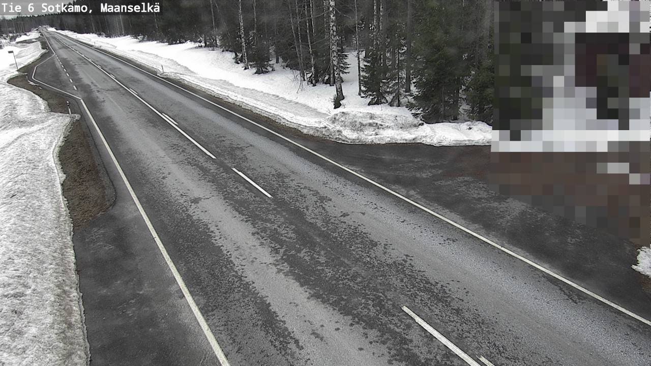 Weather Camera Image Road 6 Sotkamo, Maanselkä, Sotkamo, Kainuu