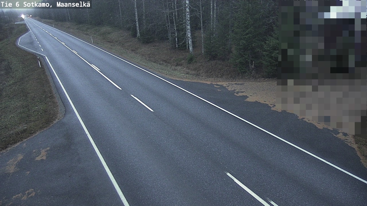 Kelikamerat Kuva Tie 6 Sotkamo, Maanselkä, Sotkamo, Kainuu