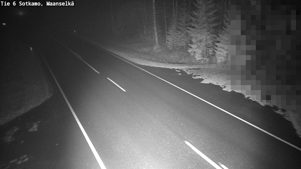 Kelikamerat Kuva Tie 6 Sotkamo, Maanselkä, Sotkamo, Kainuu