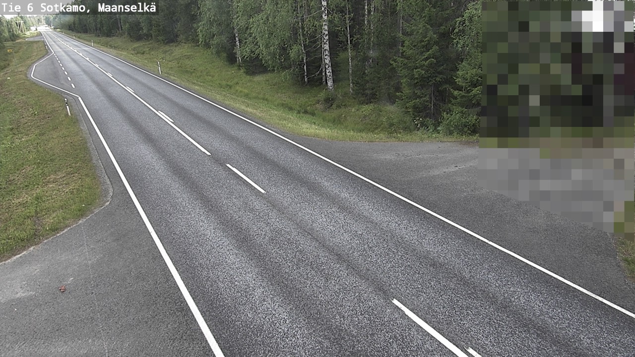 Kelikamerat Kuva Tie 6 Sotkamo, Maanselkä, Sotkamo, Kainuu