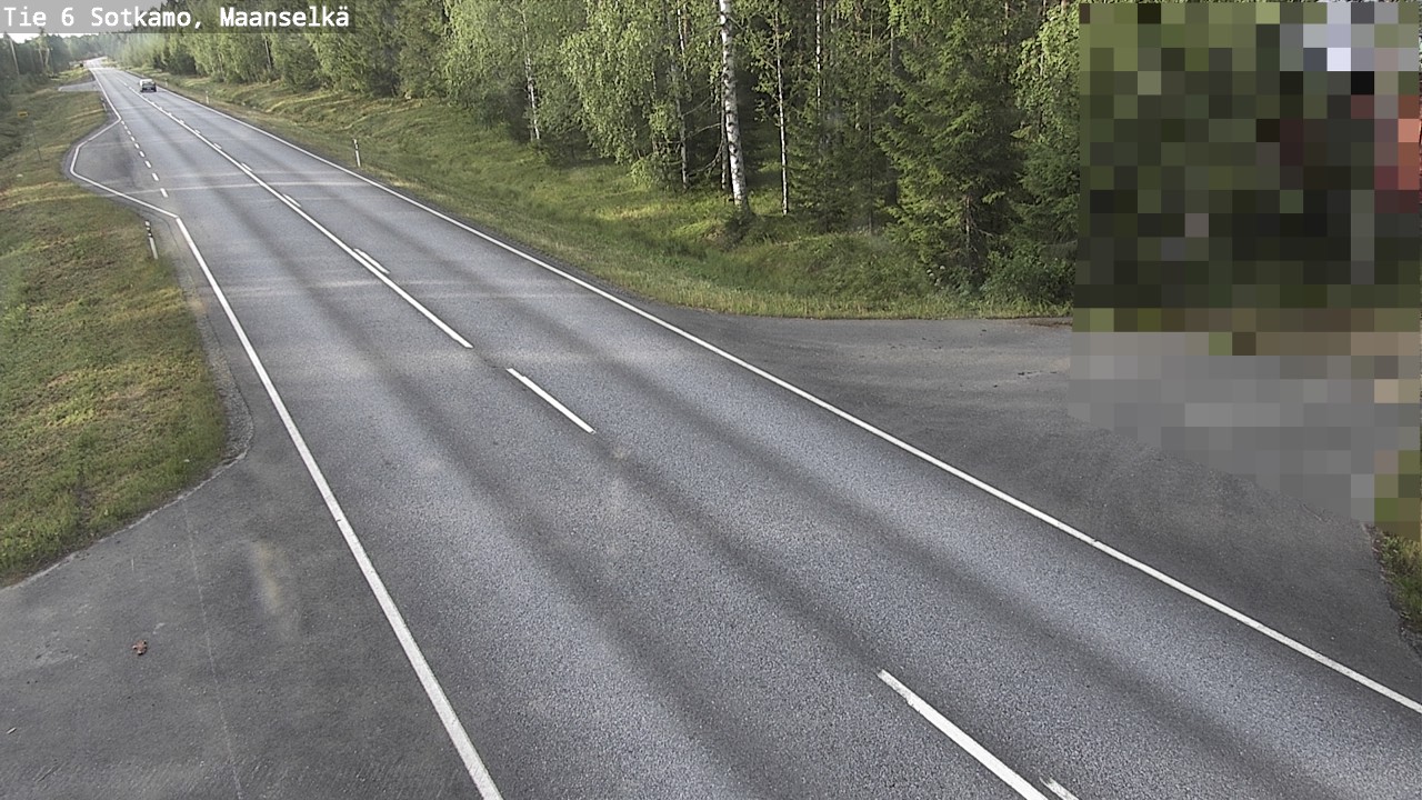 Weather Camera Image Road 6 Sotkamo, Maanselkä, Sotkamo, Kainuu