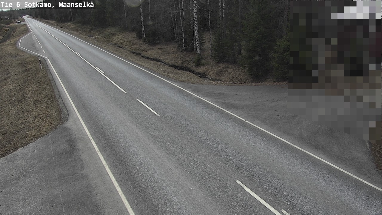 Weather Camera Image Road 6 Sotkamo, Maanselkä, Sotkamo, Kainuu