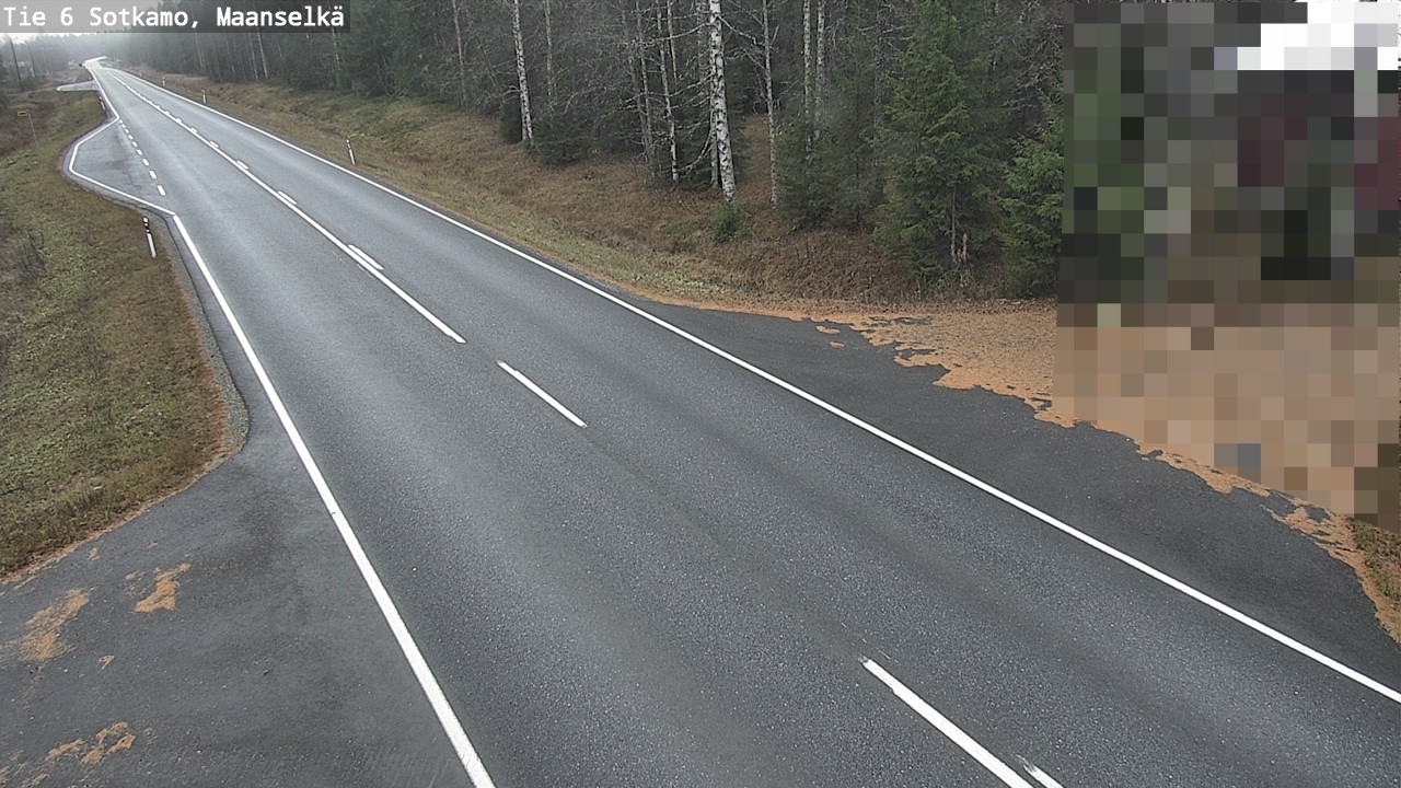 Kelikamerat Kuva Tie 6 Sotkamo, Maanselkä, Sotkamo, Kainuu