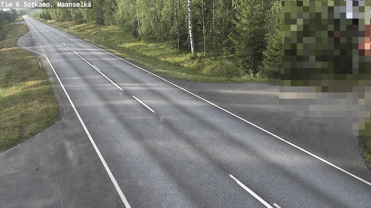 Weather Camera Image Road 6 Sotkamo, Maanselkä, Sotkamo, Kainuu
