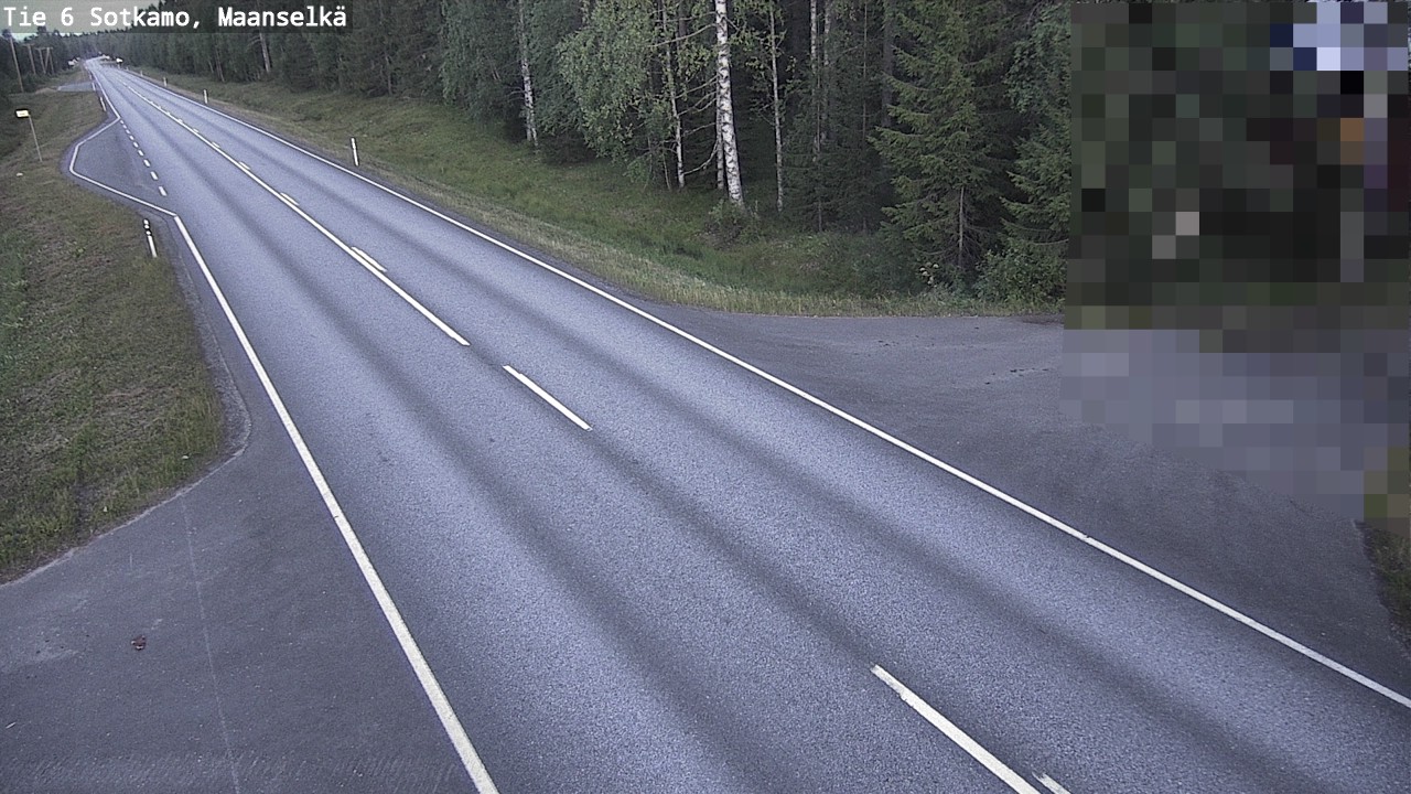 Kelikamerat Kuva Tie 6 Sotkamo, Maanselkä, Sotkamo, Kainuu