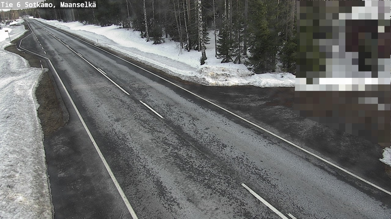 Kelikamerat Kuva Tie 6 Sotkamo, Maanselkä, Sotkamo, Kainuu