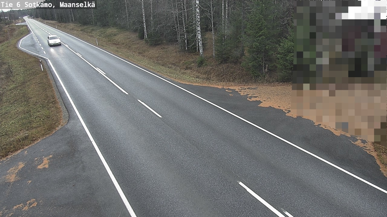 Kelikamerat Kuva Tie 6 Sotkamo, Maanselkä, Sotkamo, Kainuu