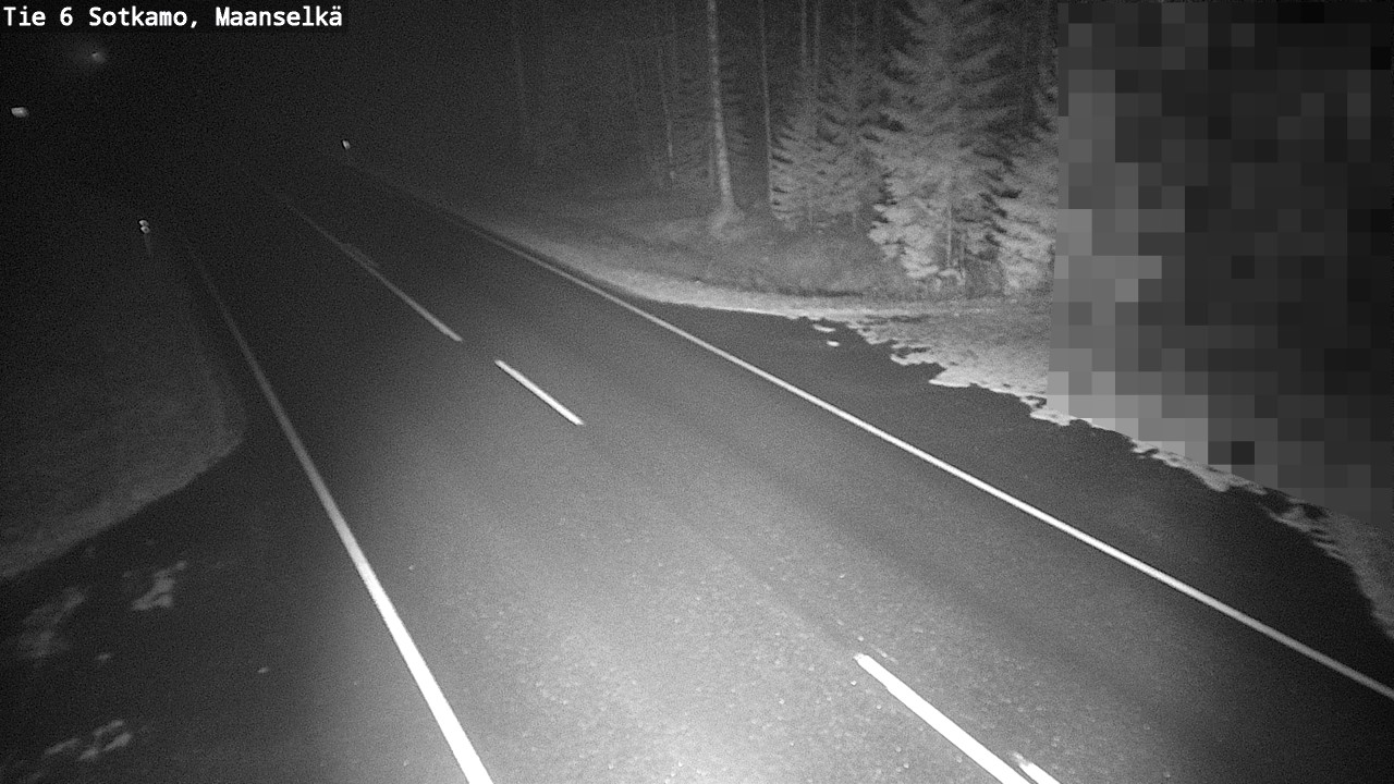 Kelikamerat Kuva Tie 6 Sotkamo, Maanselkä, Sotkamo, Kainuu