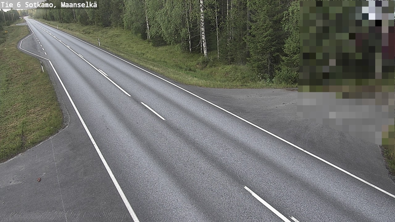 Kelikamerat Kuva Tie 6 Sotkamo, Maanselkä, Sotkamo, Kainuu