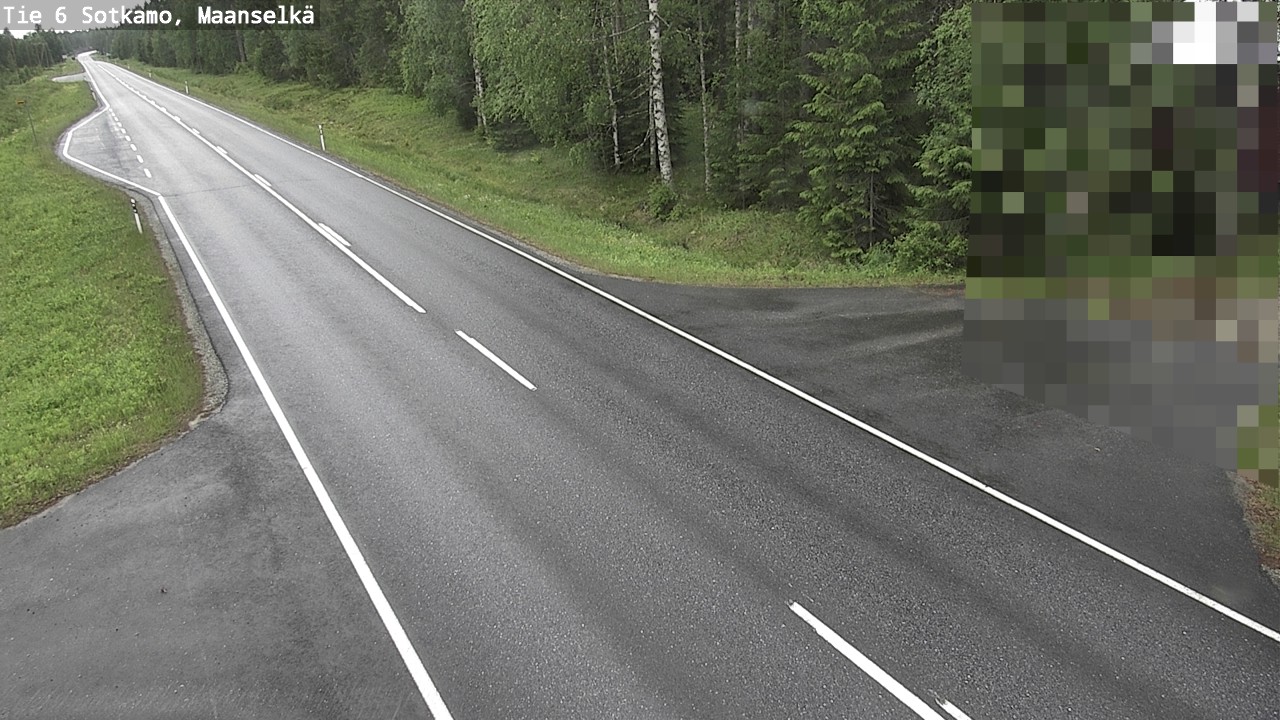 Kelikamerat Kuva Tie 6 Sotkamo, Maanselkä, Sotkamo, Kainuu