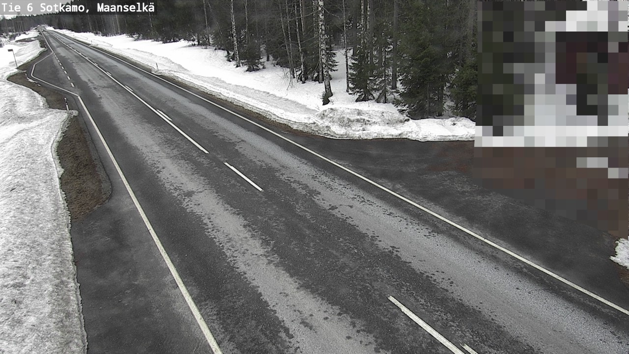 Weather Camera Image Road 6 Sotkamo, Maanselkä, Sotkamo, Kainuu
