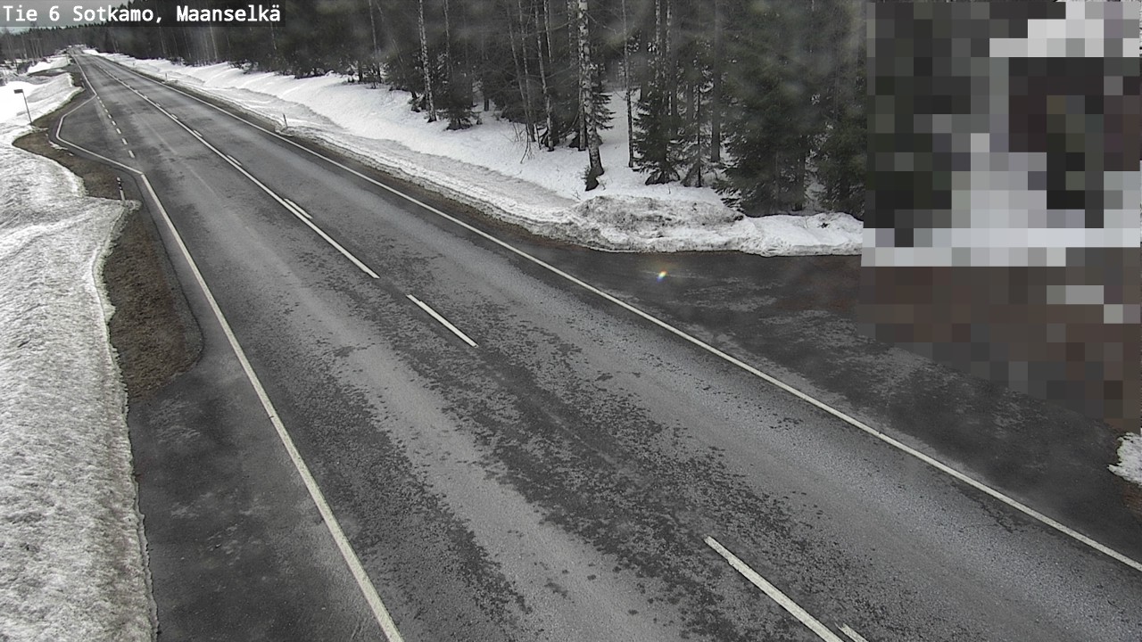 Weather Camera Image Road 6 Sotkamo, Maanselkä, Sotkamo, Kainuu