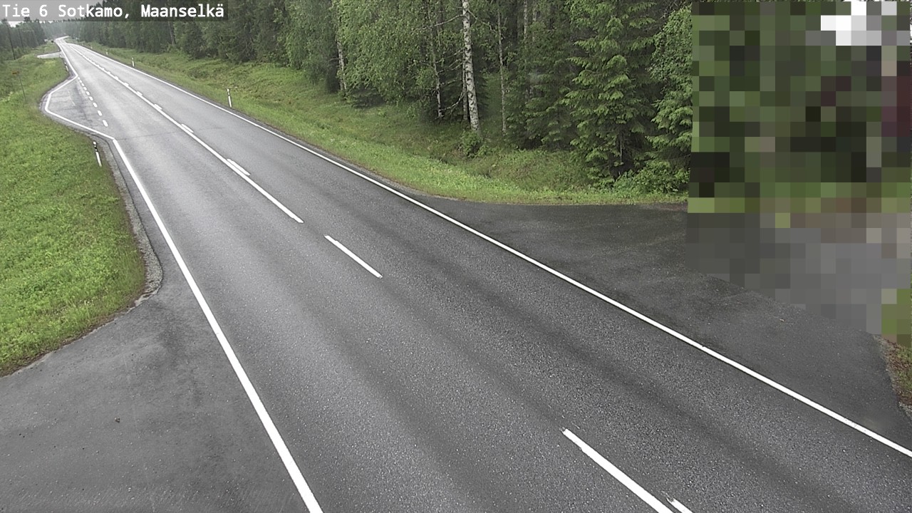 Weather Camera Image Väg 6 Sotkamo, Maanselkä, Sotkamo, Kainuu
