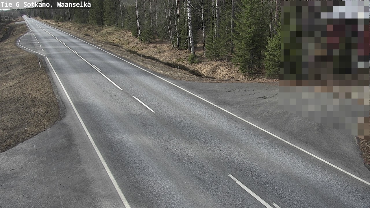 Weather Camera Image Road 6 Sotkamo, Maanselkä, Sotkamo, Kainuu