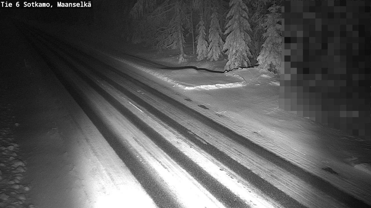 Weather Camera Image Väg 6 Sotkamo, Maanselkä, Sotkamo, Kainuu
