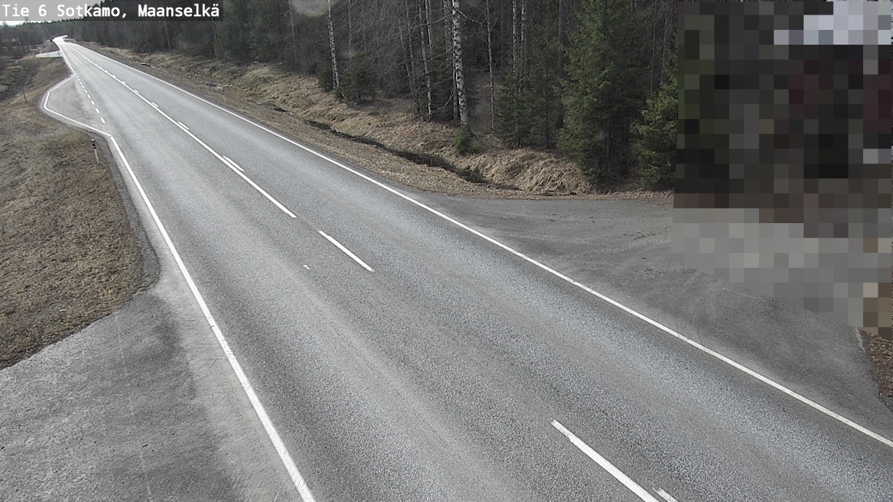 Weather Camera Image Road 6 Sotkamo, Maanselkä, Sotkamo, Kainuu