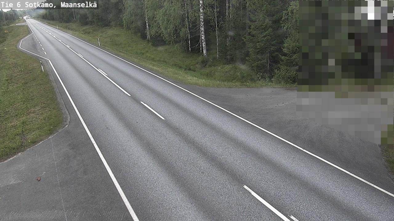 Kelikamerat Kuva Tie 6 Sotkamo, Maanselkä, Sotkamo, Kainuu