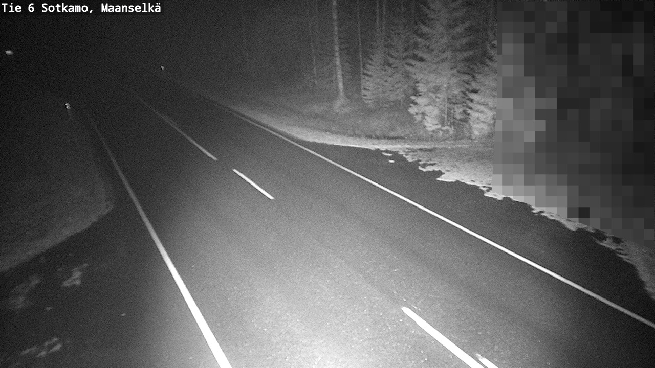 Kelikamerat Kuva Tie 6 Sotkamo, Maanselkä, Sotkamo, Kainuu