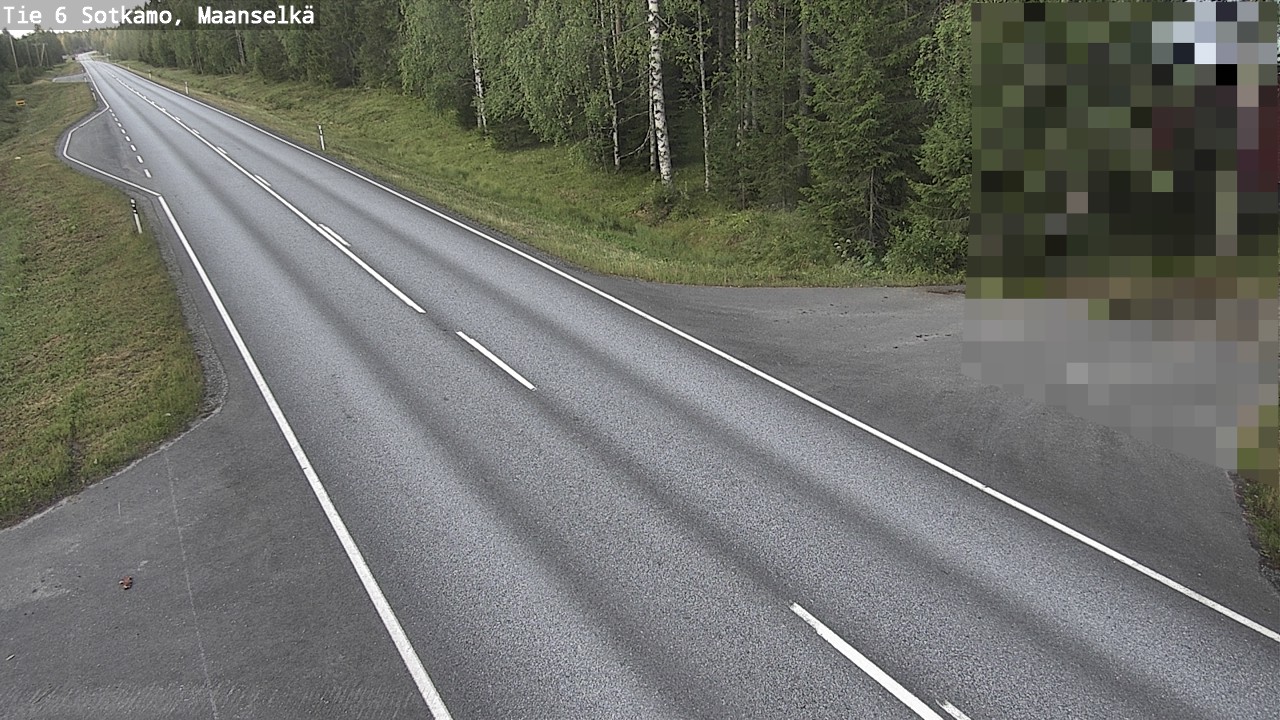 Kelikamerat Kuva Tie 6 Sotkamo, Maanselkä, Sotkamo, Kainuu
