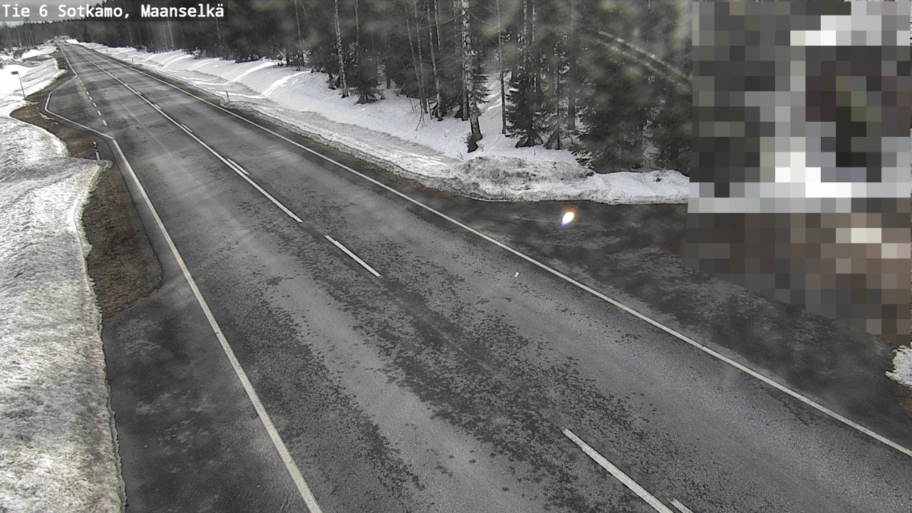 Weather Camera Image Road 6 Sotkamo, Maanselkä, Sotkamo, Kainuu