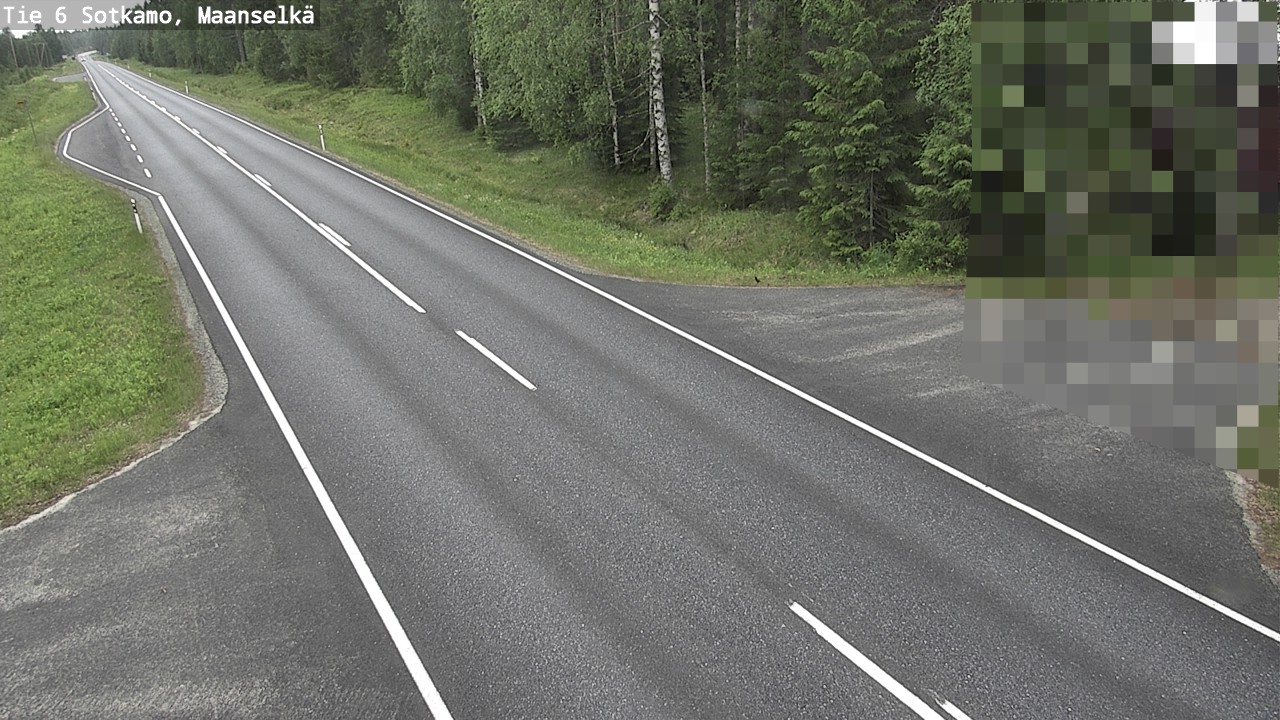 Kelikamerat Kuva Tie 6 Sotkamo, Maanselkä, Sotkamo, Kainuu