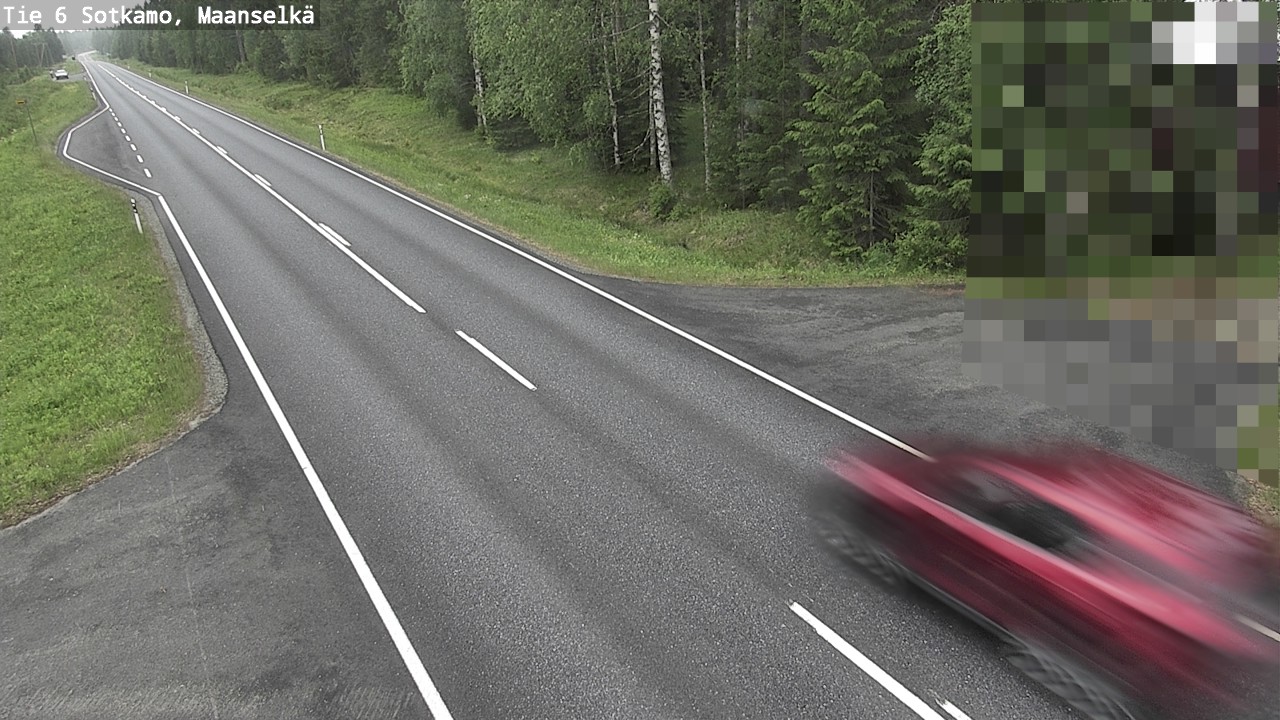 Kelikamerat Kuva Tie 6 Sotkamo, Maanselkä, Sotkamo, Kainuu