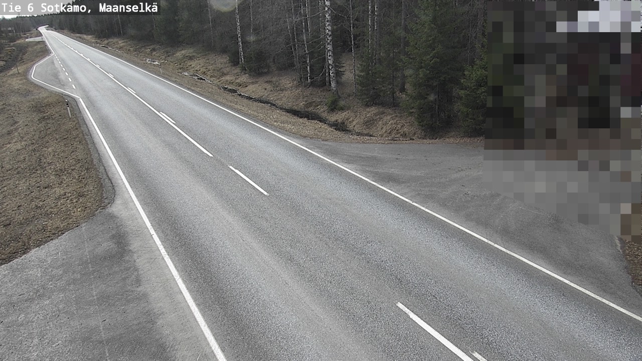 Weather Camera Image Road 6 Sotkamo, Maanselkä, Sotkamo, Kainuu