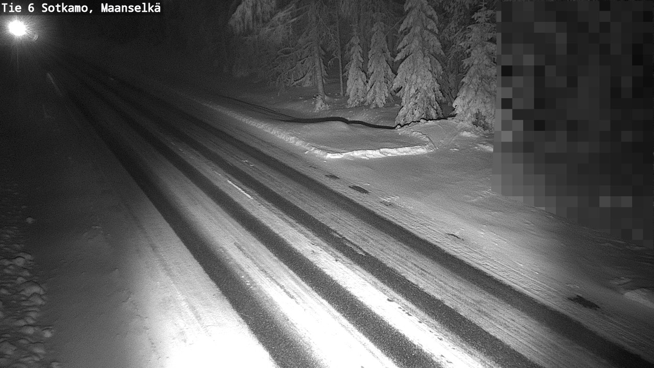 Weather Camera Image Väg 6 Sotkamo, Maanselkä, Sotkamo, Kainuu