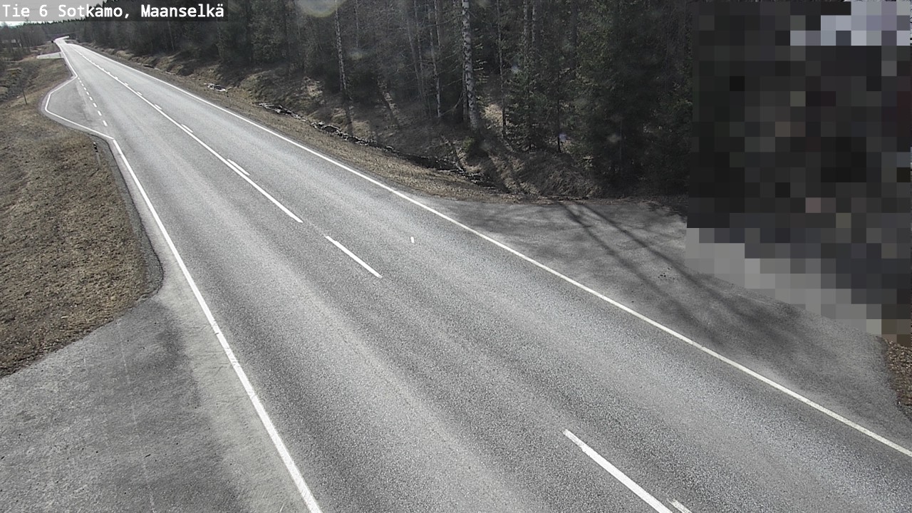 Weather Camera Image Väg 6 Sotkamo, Maanselkä, Sotkamo, Kainuu