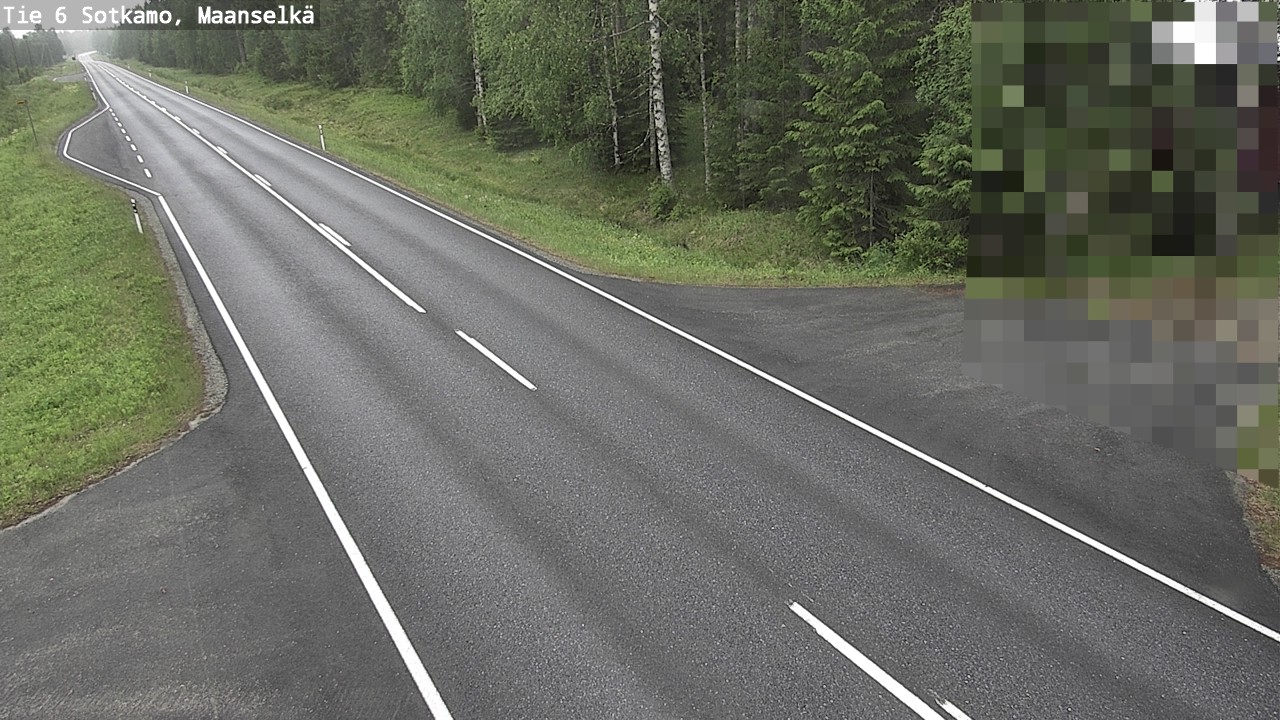 Kelikamerat Kuva Tie 6 Sotkamo, Maanselkä, Sotkamo, Kainuu